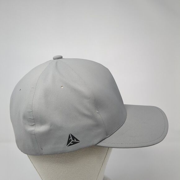 Zero 28 Fitted Hat Gray L/XL Flexfit Delta Solid 6 Panel Port Authority - Picture 4 of 8